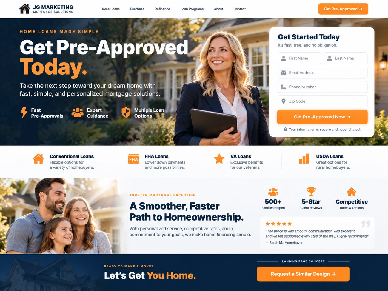 Modern Brokerage design preview